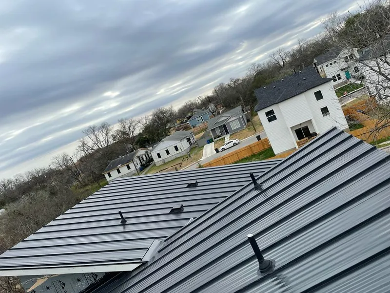 Standing seam metal roof panels with vents for Skylight Repair in Dentsville